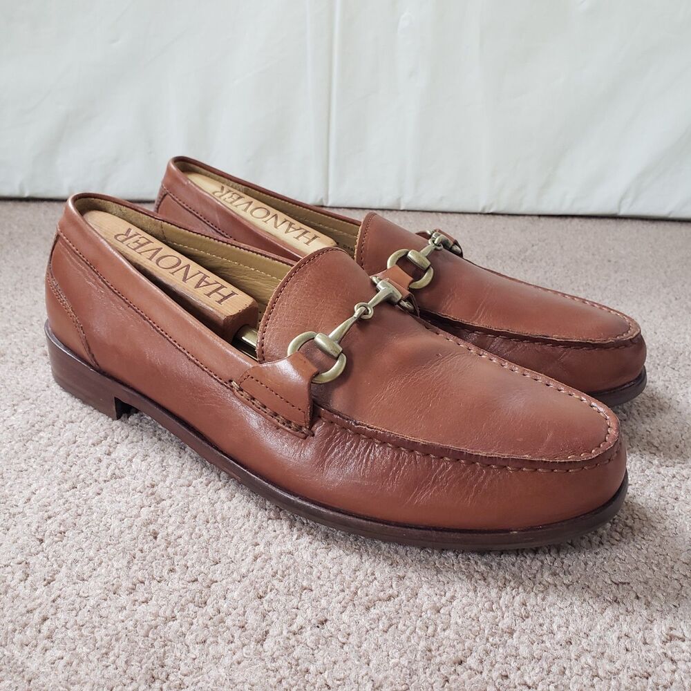 Cole Haan Horsebit Oil Tanned Size 9.5 M Mens Brown Loafers Dress Casual